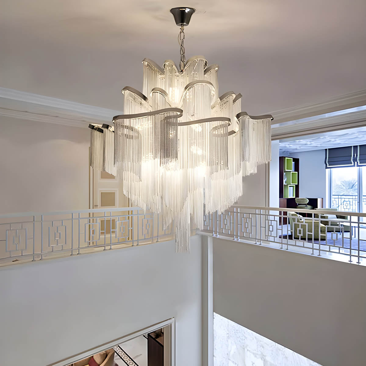 Wildwood Branch Aluminum Chandelier — gallery image 8