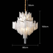 Wildwood Branch Aluminum Chandelier — gallery image 15