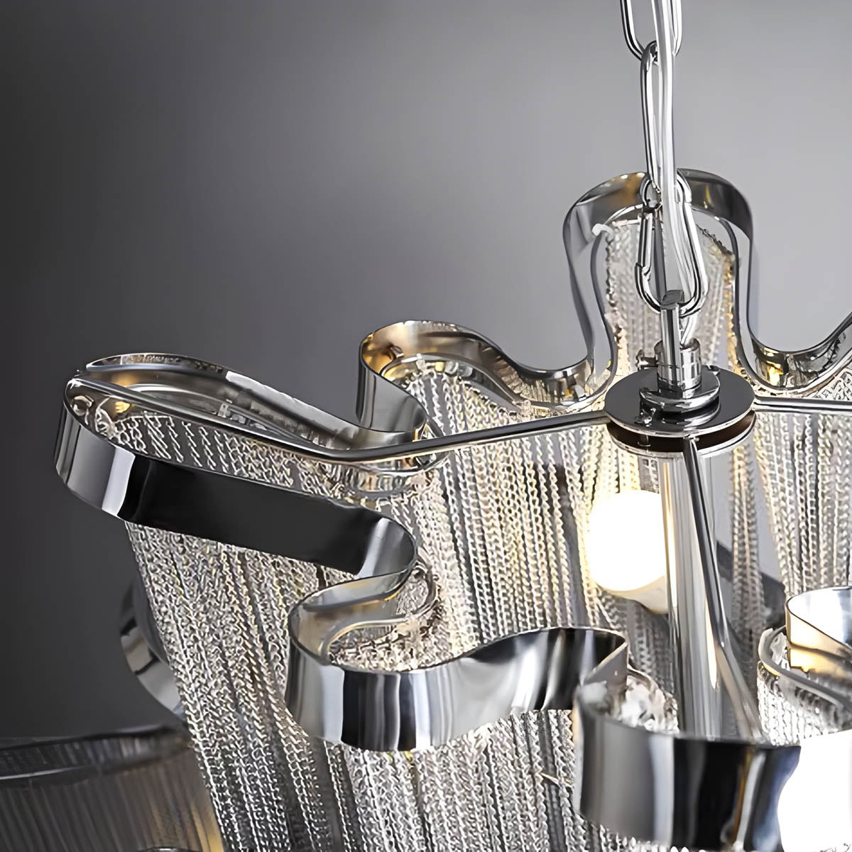 Wildwood Branch Aluminum Chandelier — gallery image 9