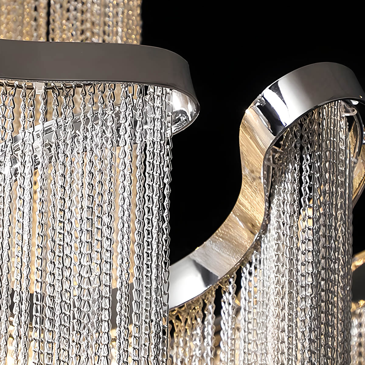 Wildwood Branch Aluminum Chandelier — gallery image 12