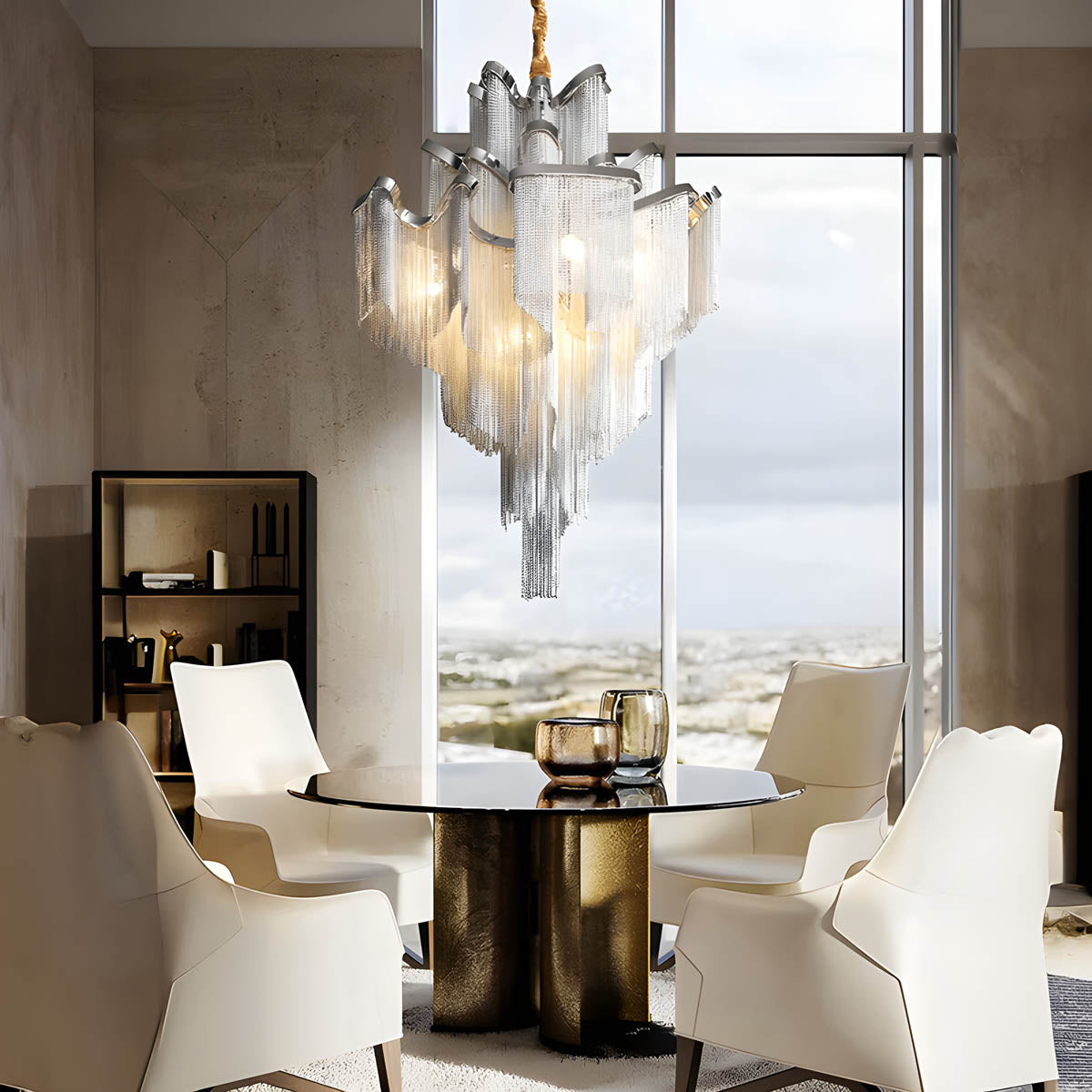 Wildwood Branch Aluminum Chandelier — gallery image 3