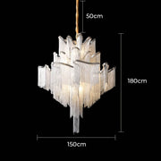 Wildwood Branch Aluminum Chandelier — gallery image 18