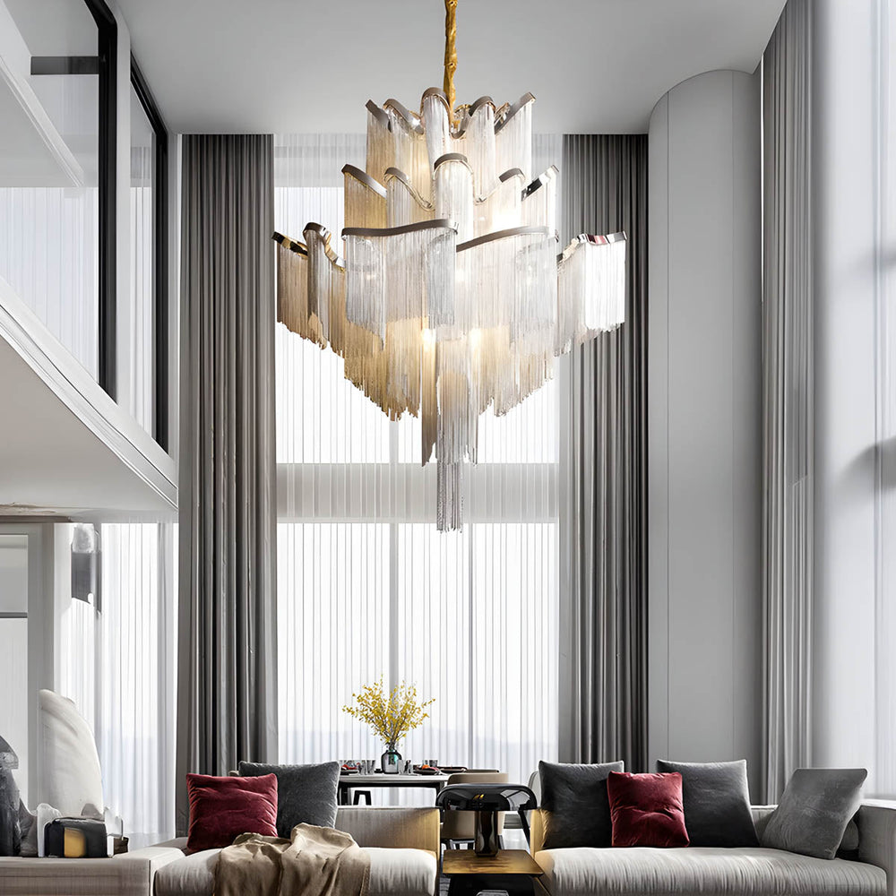 Wildwood Branch Aluminum Chandelier — gallery image 4