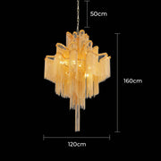 Wildwood Branch Aluminum Chandelier — gallery image 22