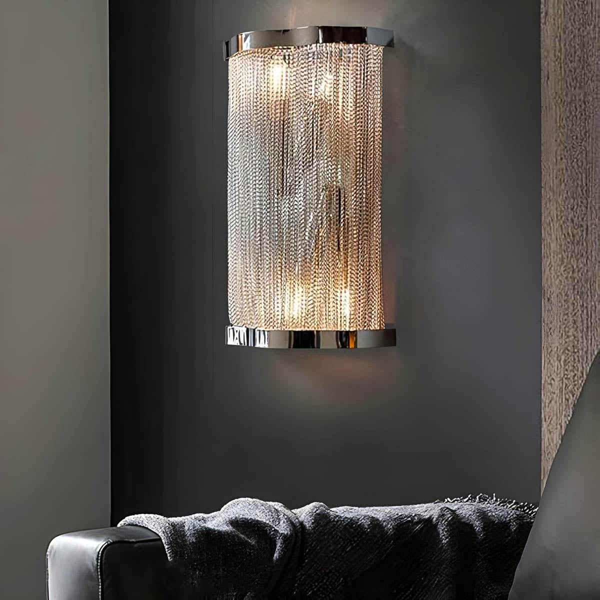 Eastmere Branch Aluminum Wall Sconce — gallery image 3