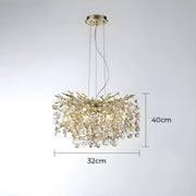 Highwood Branch Crystal Branch Chandelier — gallery image 8