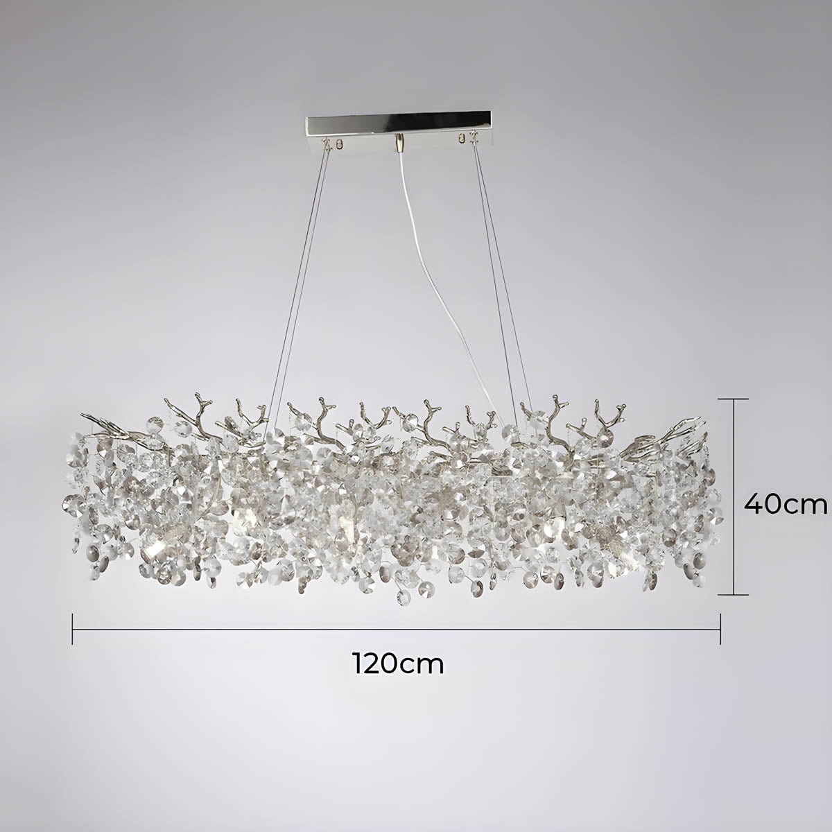 Highwood Branch Crystal Branch Chandelier — gallery image 21