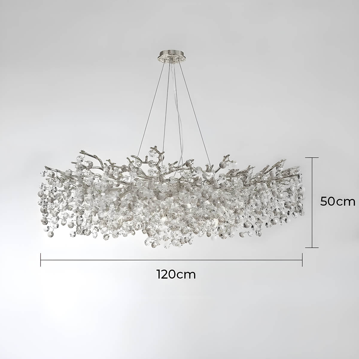 Highwood Branch Crystal Branch Chandelier — gallery image 19