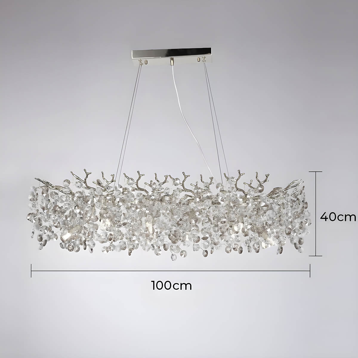 Highwood Branch Crystal Branch Chandelier — gallery image 17