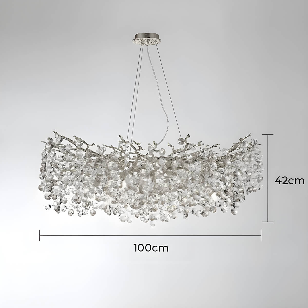 Highwood Branch Crystal Branch Chandelier — gallery image 15