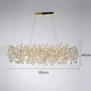 Highwood Branch Crystal Branch Chandelier — gallery image 24