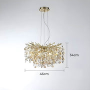 Highwood Branch Crystal Branch Chandelier — gallery image 10