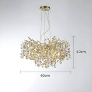 Highwood Branch Crystal Branch Chandelier — gallery image 12