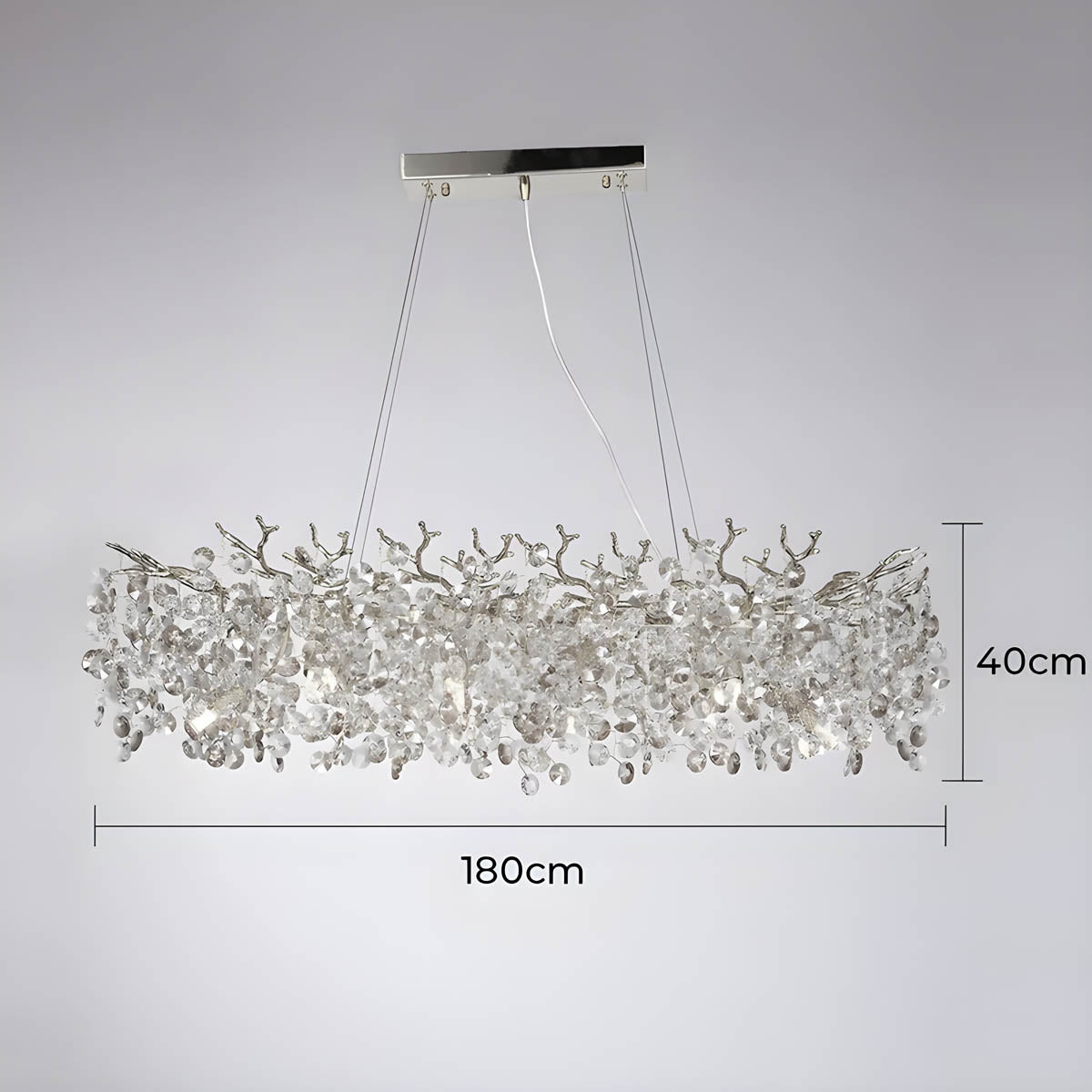 Highwood Branch Crystal Branch Chandelier — gallery image 25