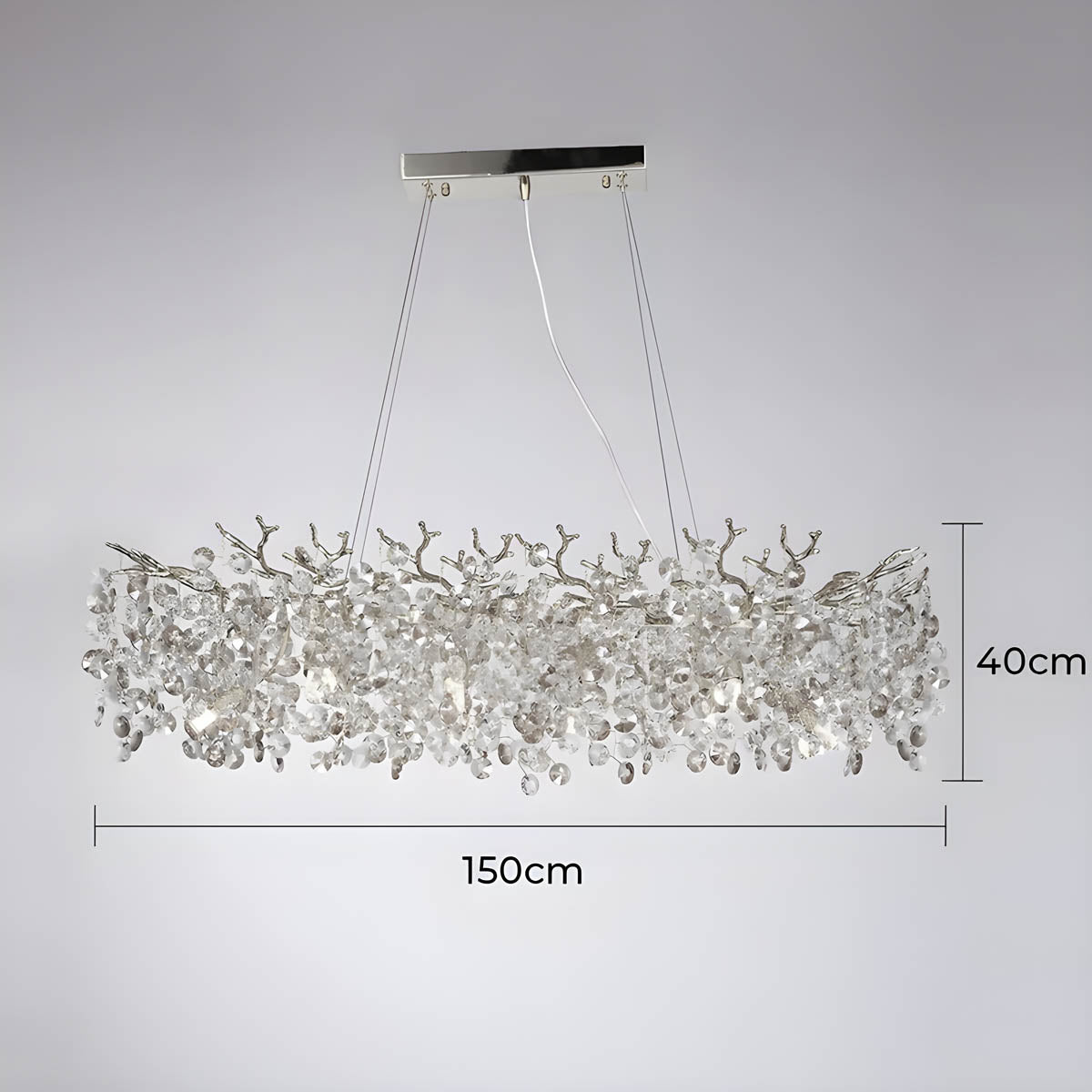 Highwood Branch Crystal Branch Chandelier — gallery image 23