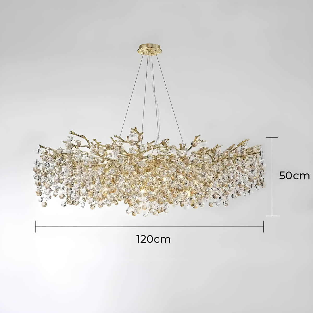 Highwood Branch Crystal Branch Chandelier — gallery image 20