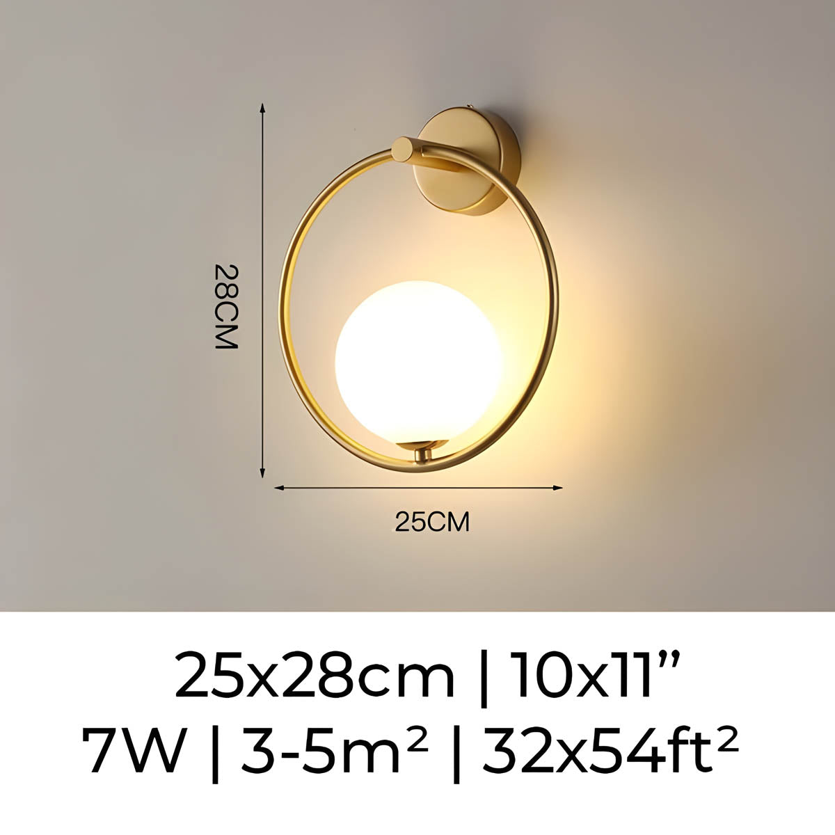 Birch Cove Glass Wall Sconce — Open Box — gallery image 2
