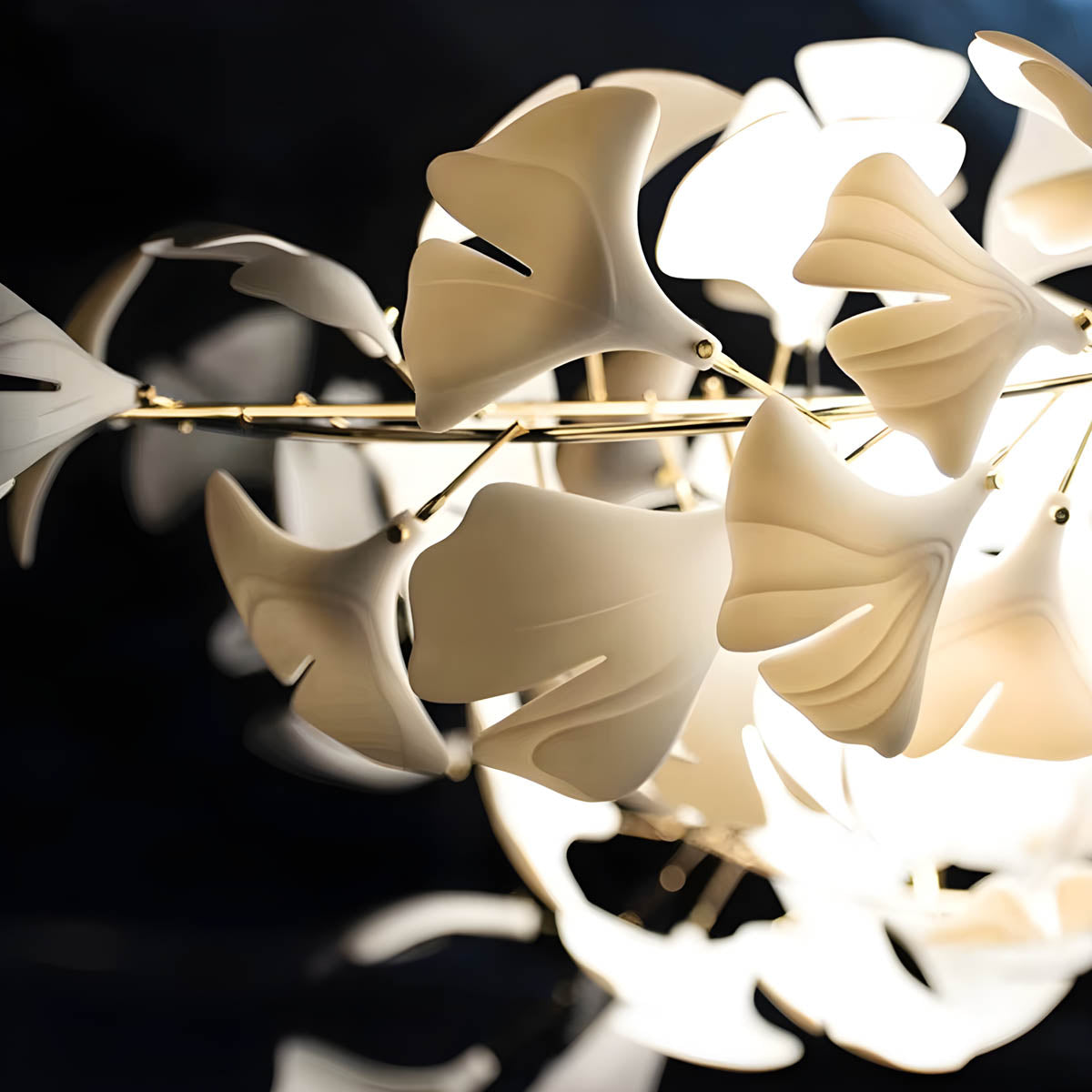 Westcott Branch Ceramic Chandelier — gallery image 11