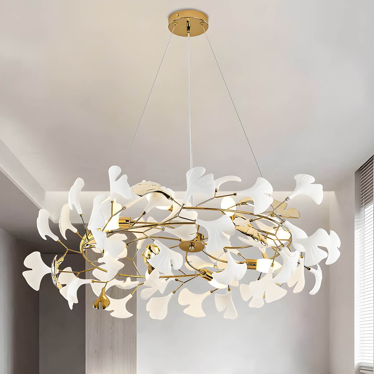 Westcott Branch Ceramic Chandelier — gallery image 9