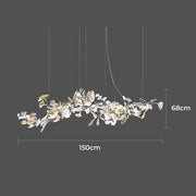 Westcott Branch Ceramic Chandelier — gallery image 16