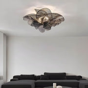 Alderwood Branch Iron Petal Chandelier — gallery image 2
