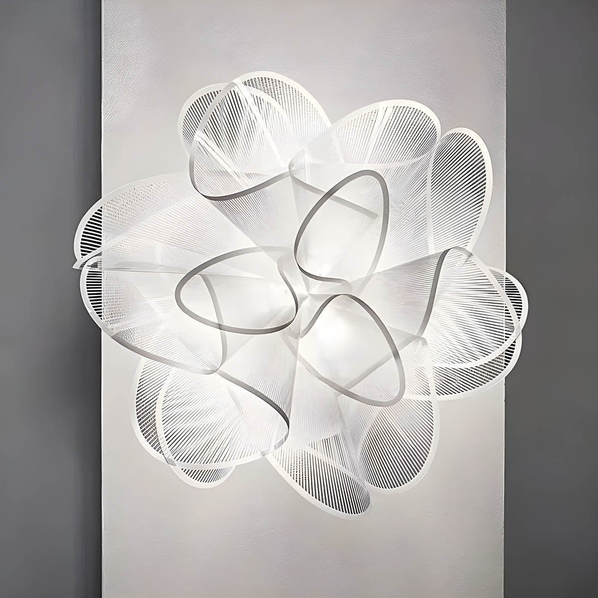 Alderwood Branch Iron Petal Chandelier — gallery image 6