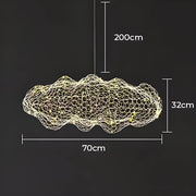 Briarley Branch Iron Chandelier — gallery image 27