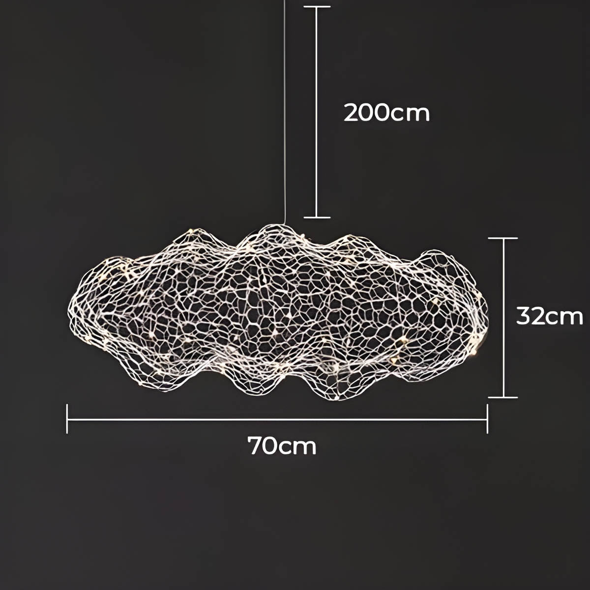 Briarley Branch Iron Chandelier — gallery image 20