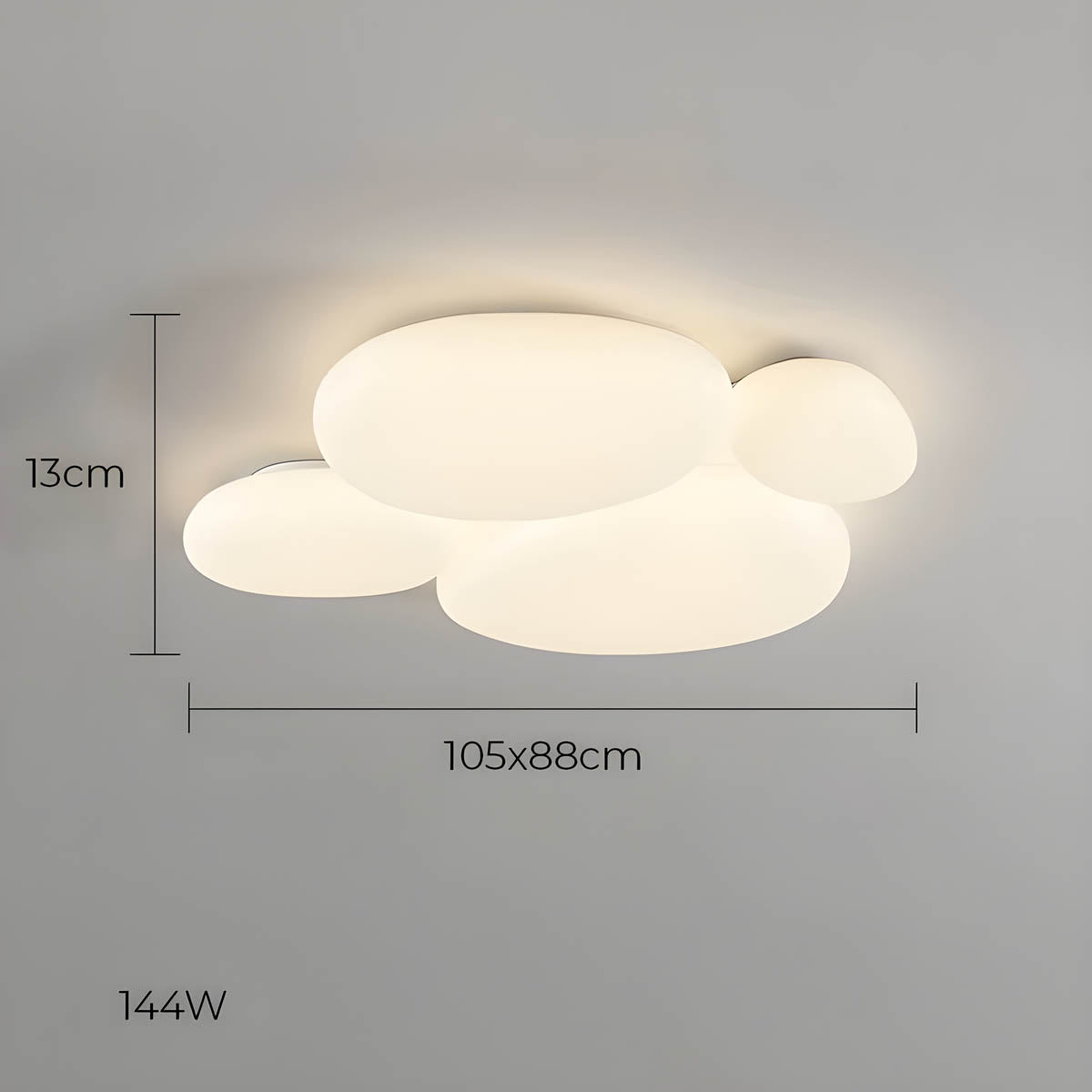 Cranford Branch Acrylic Ceiling Light — gallery image 16