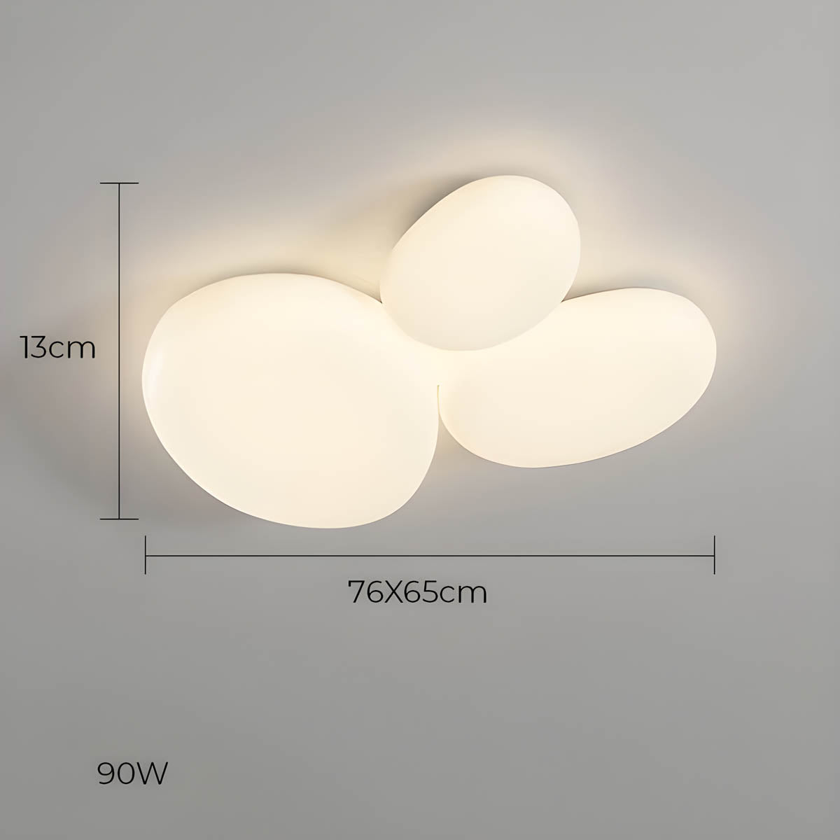 Cranford Branch Acrylic Ceiling Light — gallery image 15