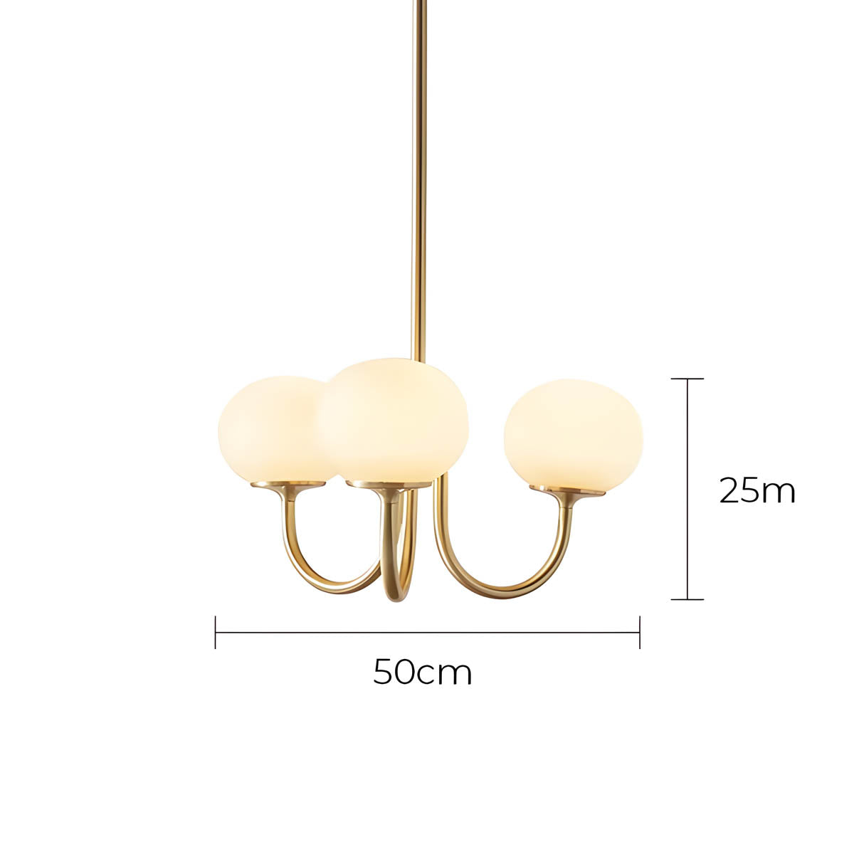 Hartley Branch Glass Globe Chandelier — gallery image 14