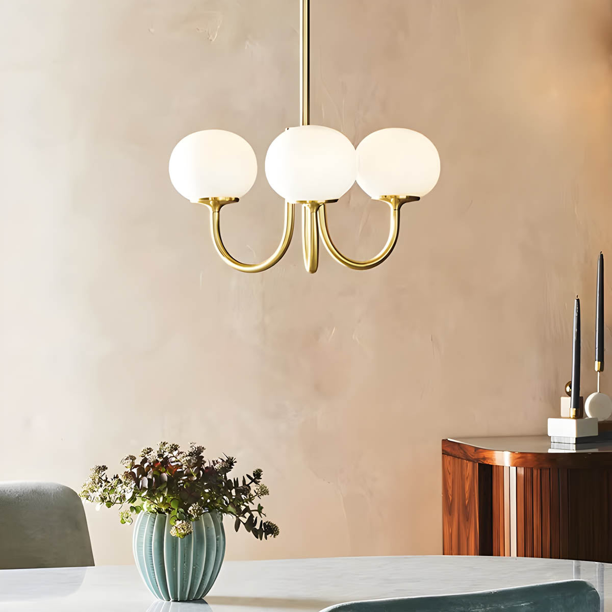 Hartley Branch Glass Globe Chandelier — gallery image 6