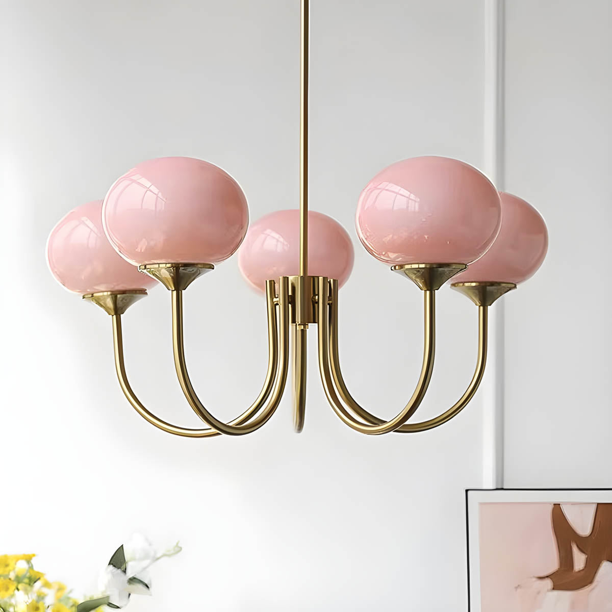 Hartley Branch Glass Globe Chandelier — gallery image 5