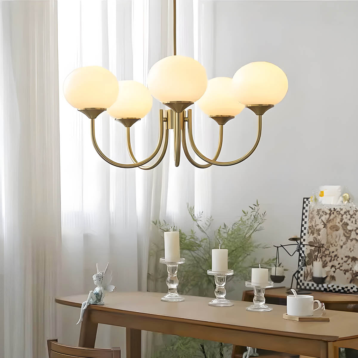 Hartley Branch Glass Globe Chandelier — gallery image 3