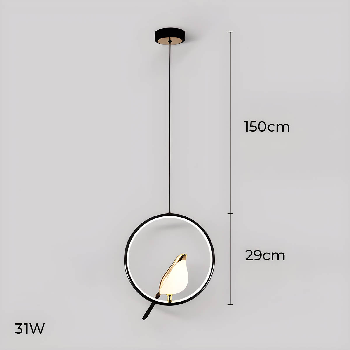 Langford Branch Acrylic Pendant Light — gallery image 22