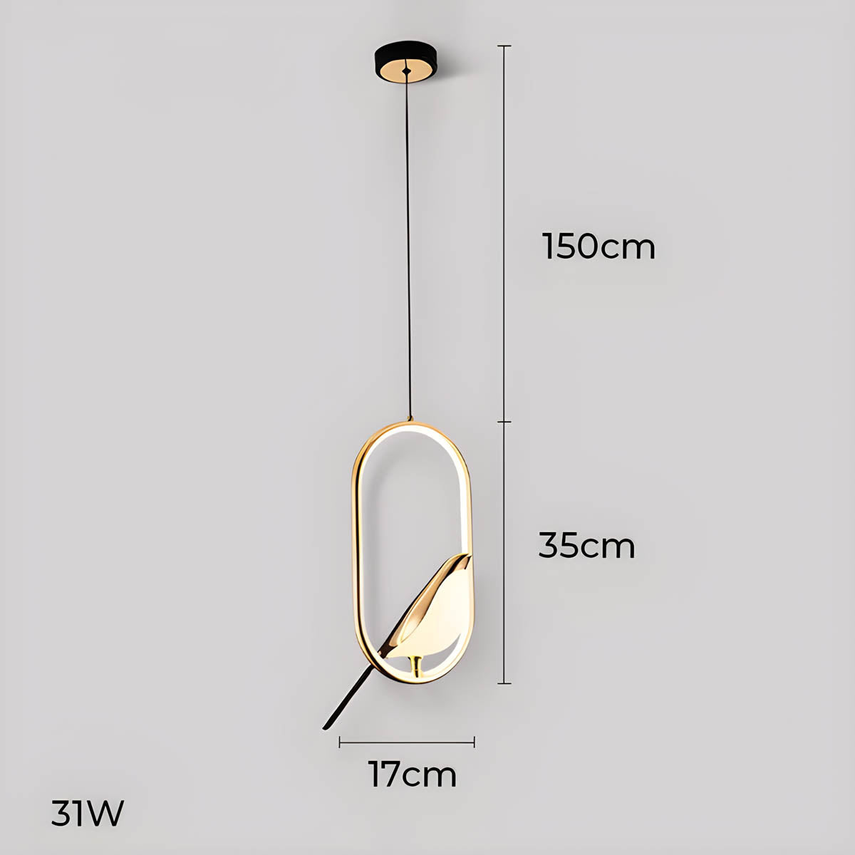 Langford Branch Acrylic Pendant Light — gallery image 21