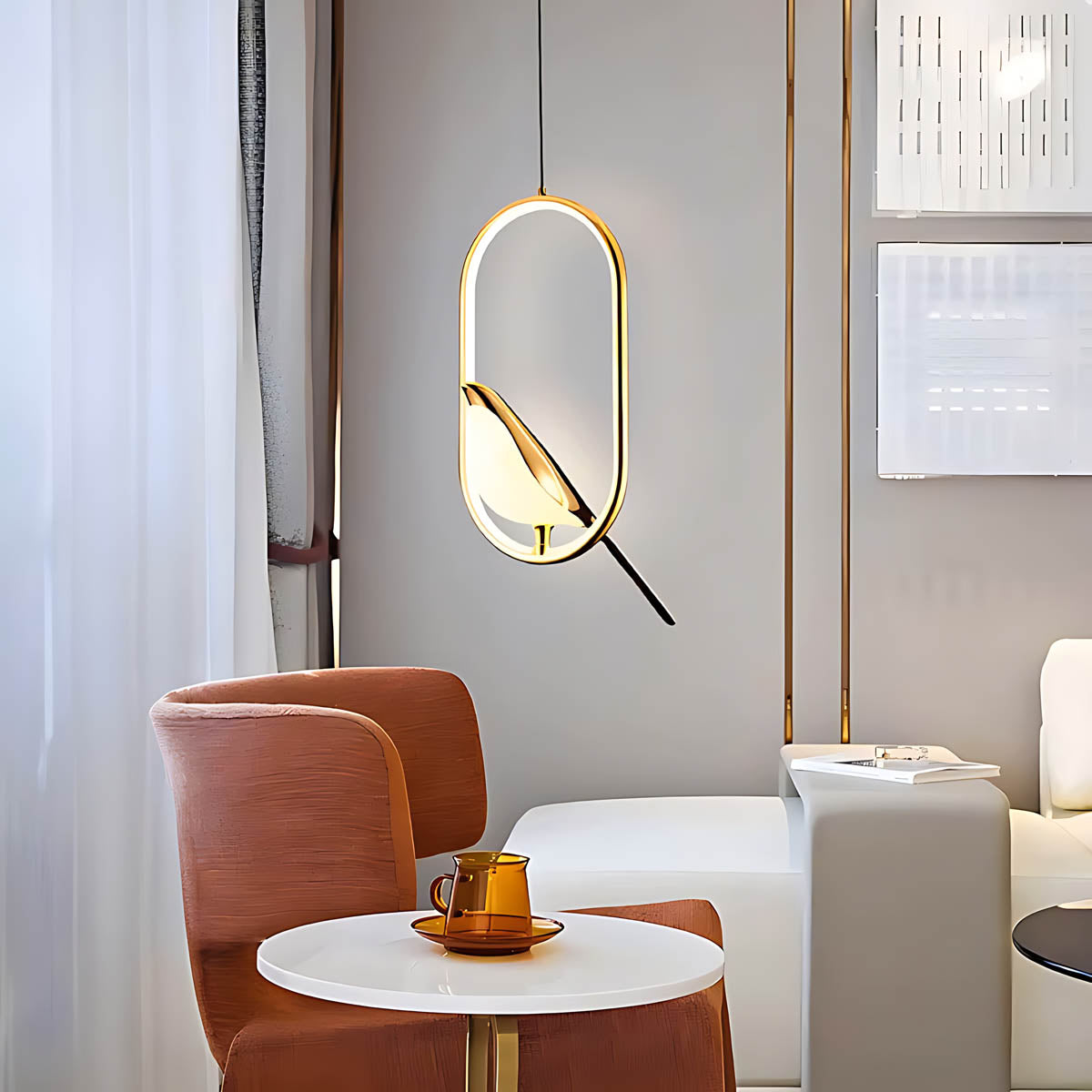 Langford Branch Acrylic Pendant Light — gallery image 9