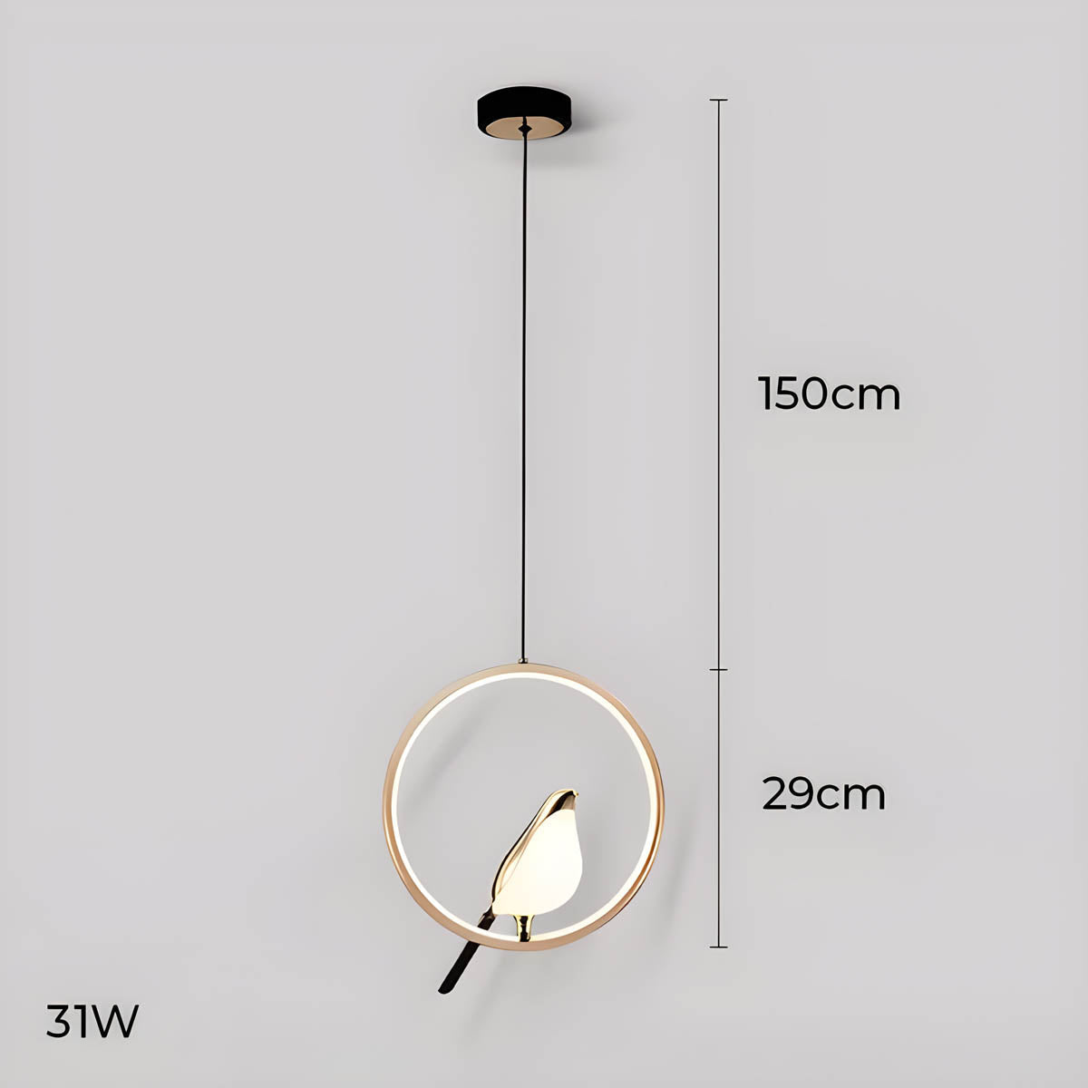 Langford Branch Acrylic Pendant Light — gallery image 23