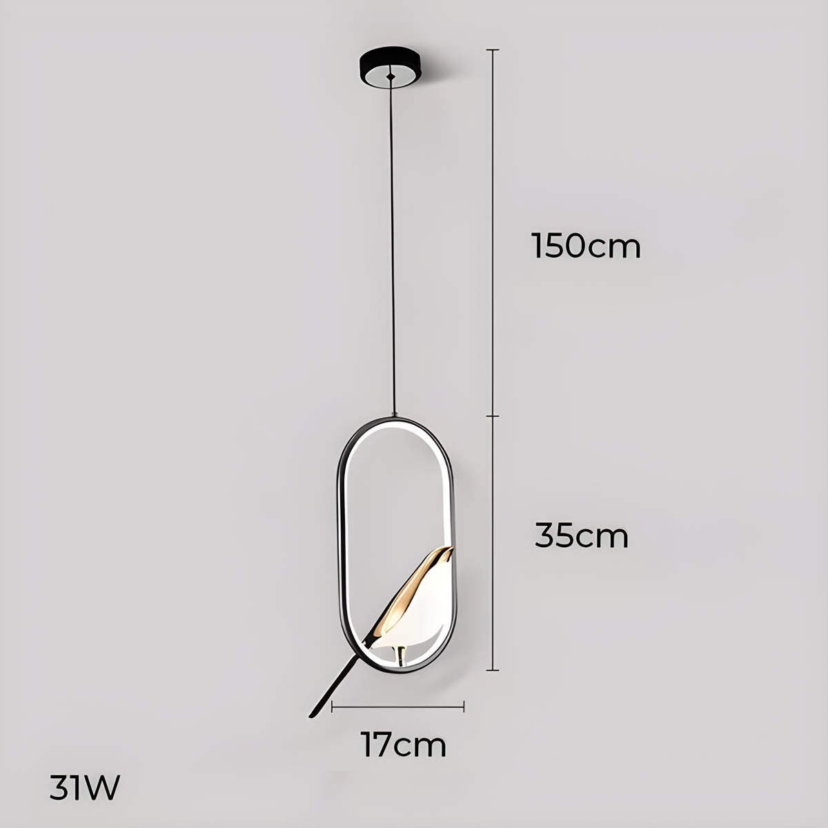 Langford Branch Acrylic Pendant Light — gallery image 19