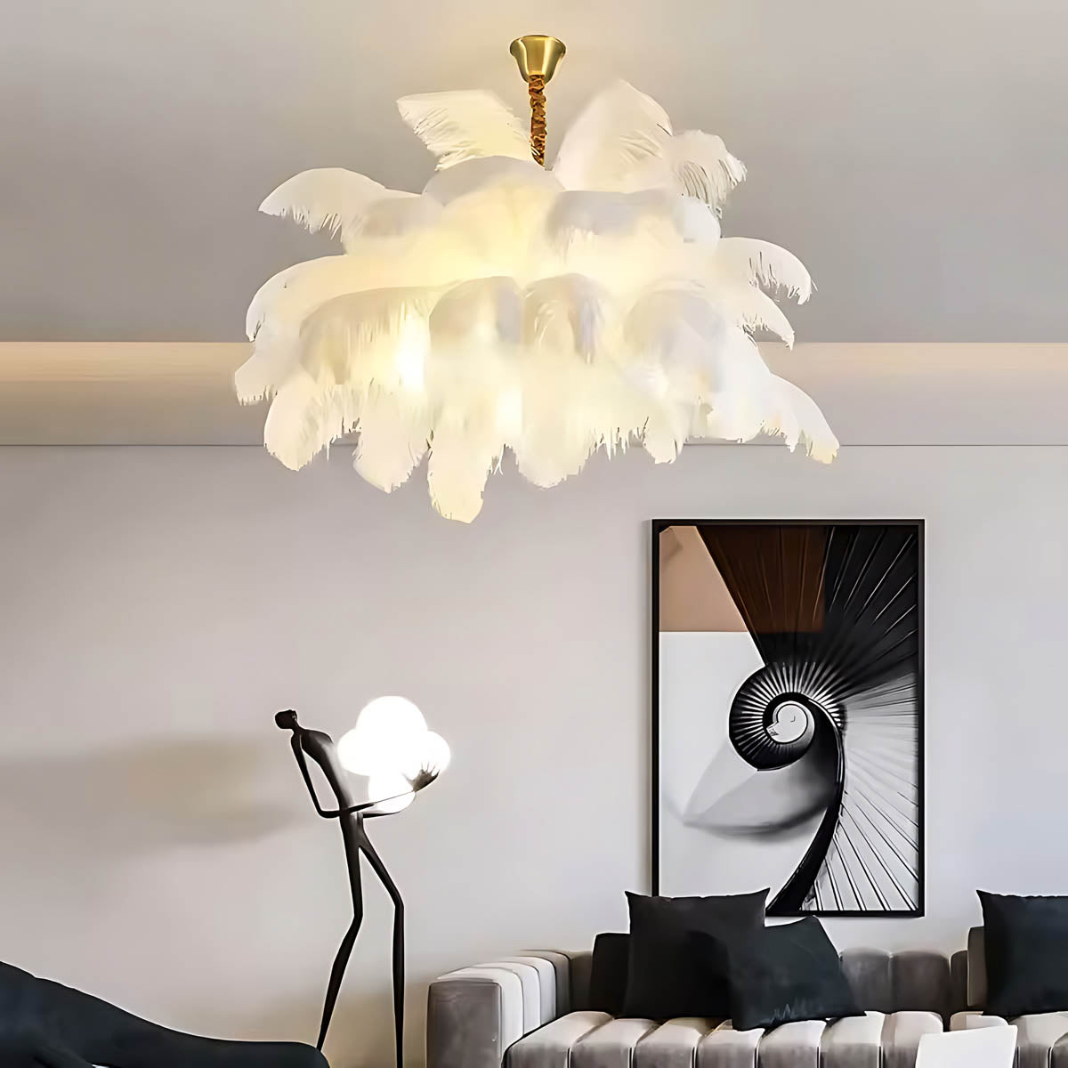 Norwood Branch Iron Chandelier — gallery image 9