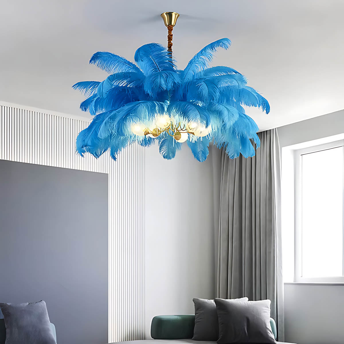 Norwood Branch Iron Chandelier — gallery image 7