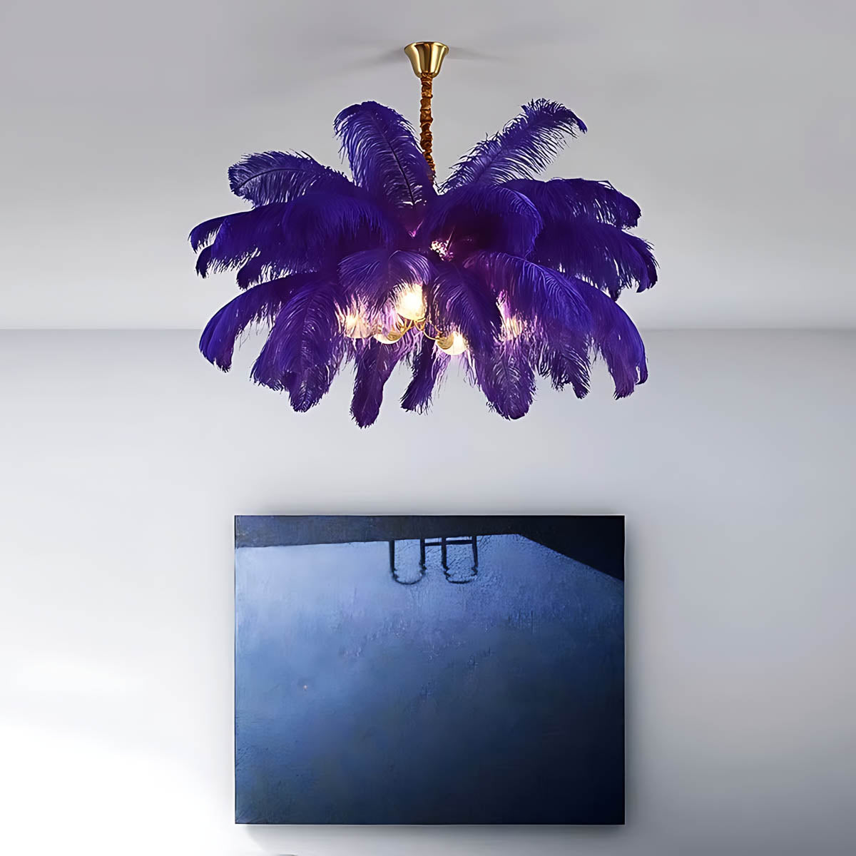 Norwood Branch Iron Chandelier — gallery image 3