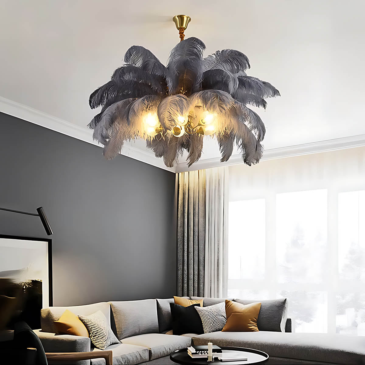 Norwood Branch Iron Chandelier — gallery image 5