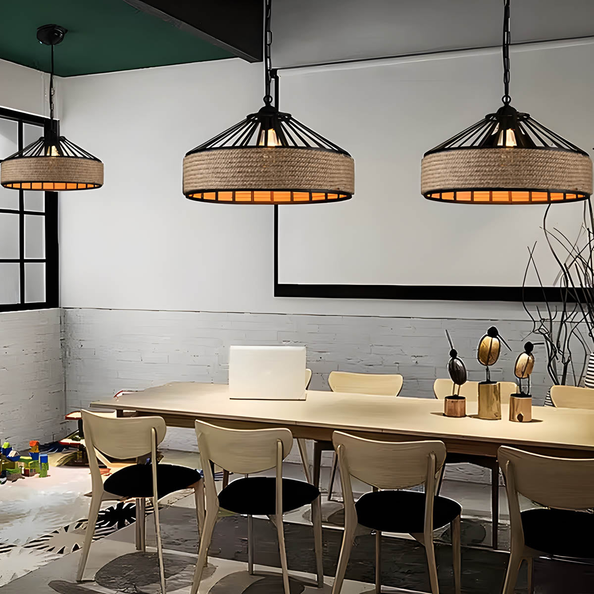 Oakmere Branch Rope Chandelier — gallery image 5