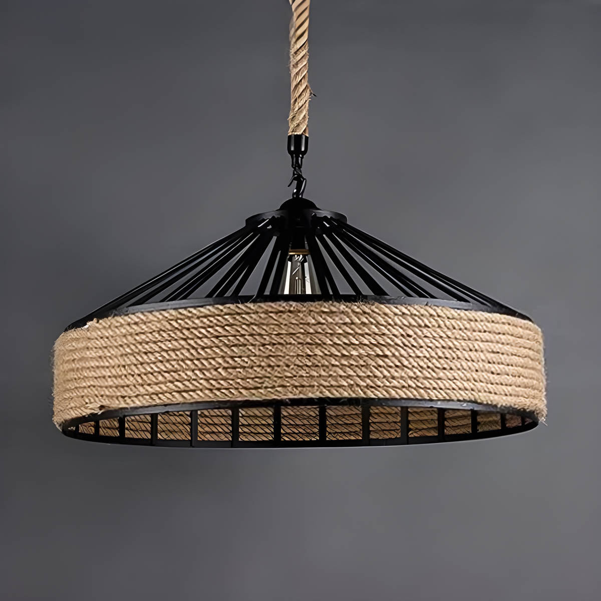 Oakmere Branch Rope Chandelier — gallery image 11