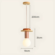 Rosewood Branch Wood Pendant Light — gallery image 12