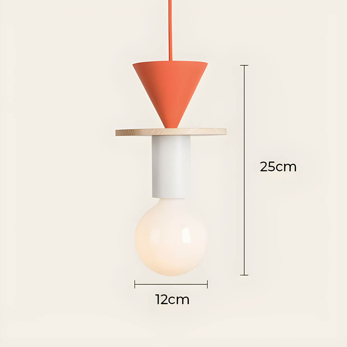 Rosewood Branch Wood Pendant Light — gallery image 11