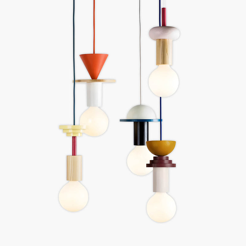 Rosewood Branch Wood Pendant Light — gallery image 1