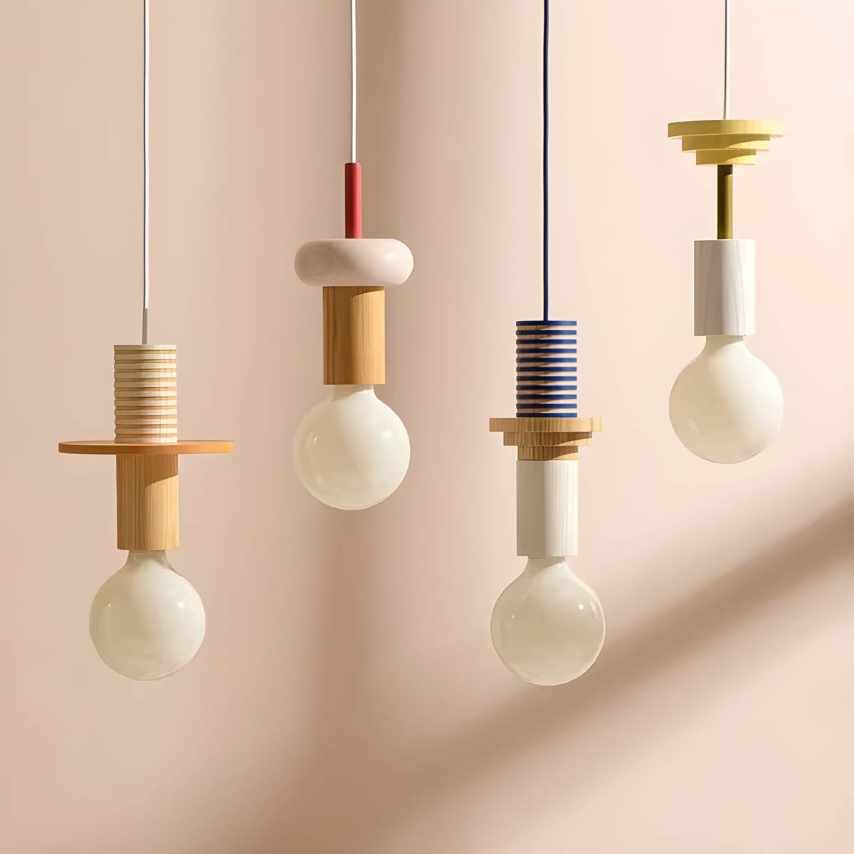 Rosewood Branch Wood Pendant Light — gallery image 3