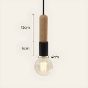 Rosewood Branch Wood Pendant Light — gallery image 18